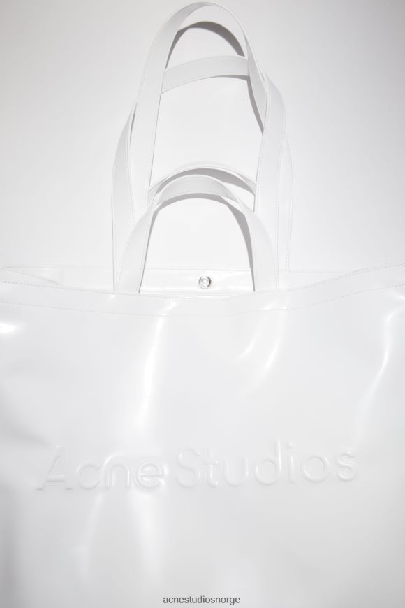 Acne Studios skulderveske med logo N2PP4F829 tilbehør hvit