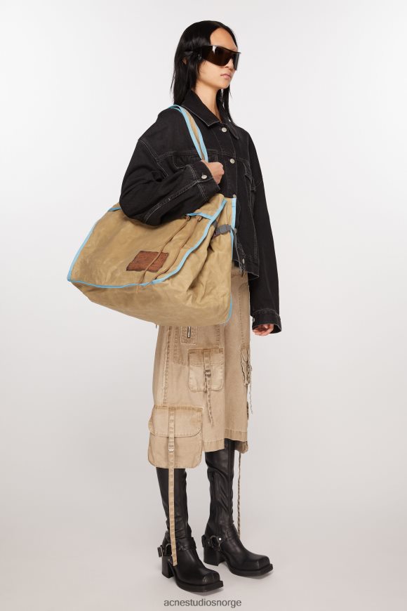 Acne Studios tote bag N2PP4F786 tilbehør beige/blå