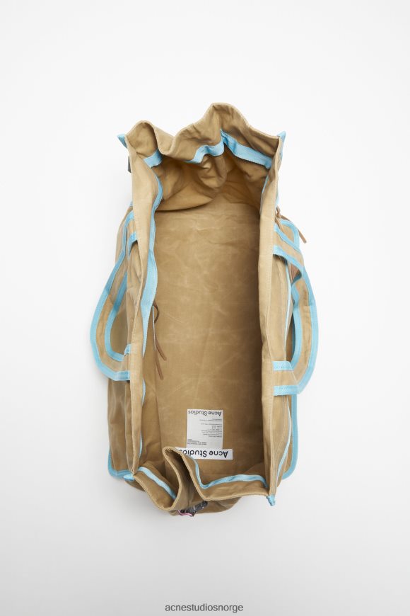 Acne Studios tote bag N2PP4F786 tilbehør beige/blå