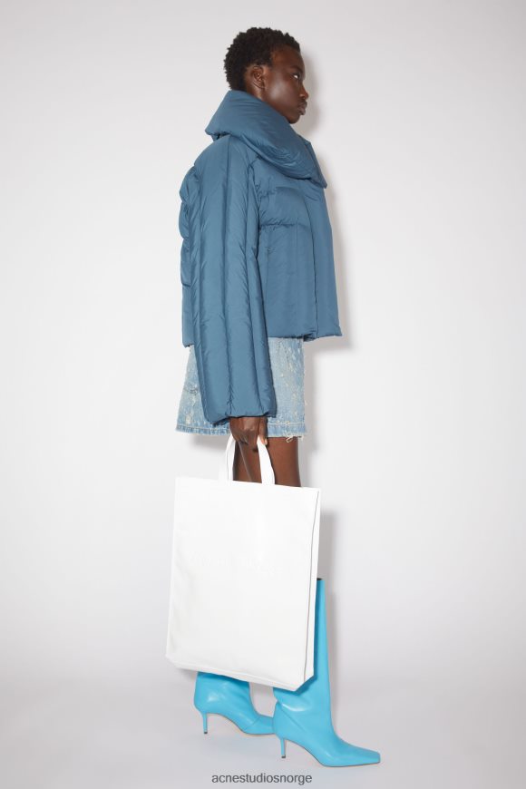 Acne Studios veske med logo N2PP4F831 tilbehør hvit