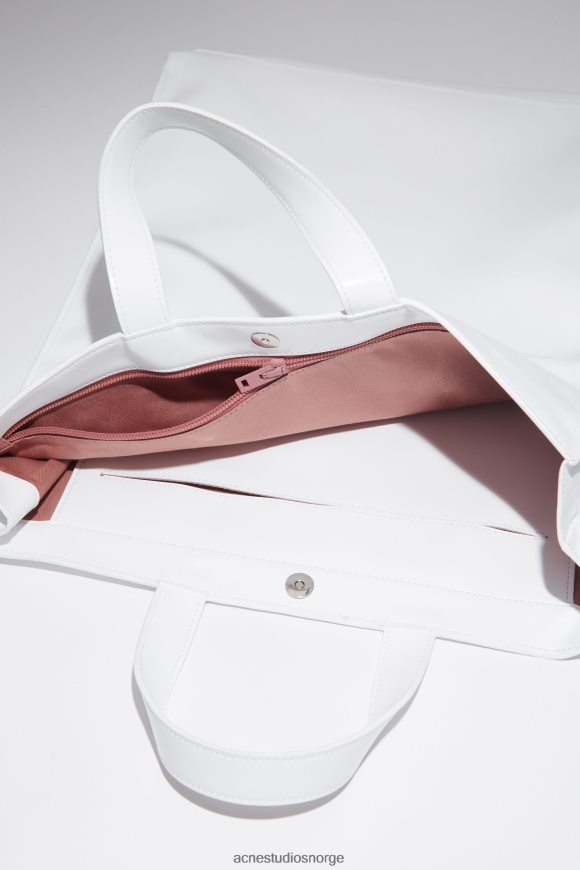 Acne Studios veske med logo N2PP4F831 tilbehør hvit
